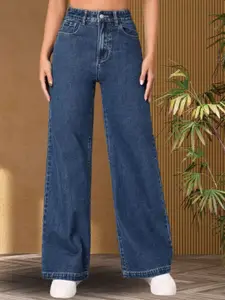 RIVI Women Jean Straight Fit High-Rise Stretchable Jeans