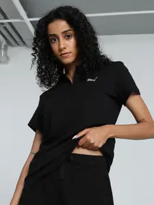 Puma Her  Brand Logo Printed Pure Cotton Short Sleeve T-Shirt