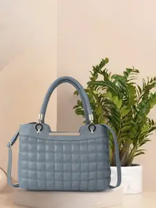 SPOTIC Structured Satchel with Quilted