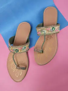 Anouk Women Embellished One Toe Flats with Bows