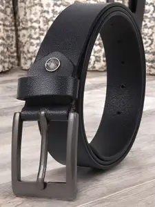 Metronaut Men Textured Leather Formal Belt