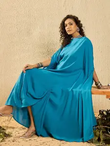 InWeave Cape Sleeve Maxi Dress