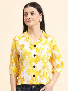 DressBerry Women Classic Boxy Opaque Printed Casual Shirt