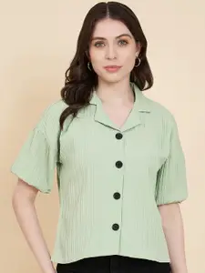 DressBerry Women Classic Boxy Opaque Striped Casual Shirt
