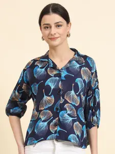 DressBerry Women Classic Boxy Opaque Printed Casual Shirt