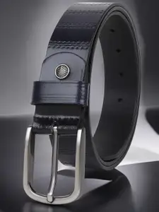 Metronaut Men Textured Leather Formal Belt