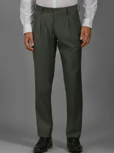 Louis Philippe Men Pleated Trousers