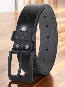 Metronaut Men Textured Leather Formal Belt