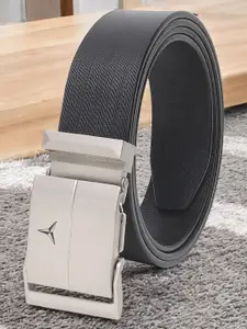 Metronaut Men Textured Leather Formal Belt