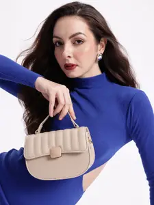 DressBerry Structured Quilted Satchel