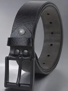 Metronaut Men Textured Leather Formal Belt