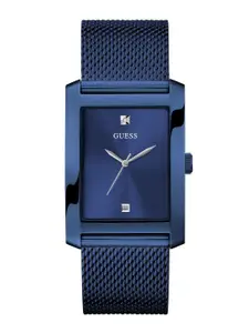 GUESS Men Dial & Stainless Steel Bracelet Style Straps Analogue Watch GW0898G2