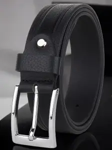 Metronaut Men Textured Leather Formal Belt