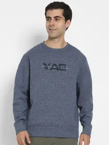 AMERICAN EAGLE OUTFITTERS Men Printed Round Neck Pullover Sweatshirt