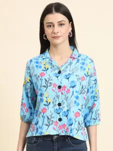 DressBerry Women Classic Boxy Opaque Printed Casual Shirt