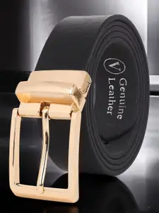 Metronaut Men Textured Leather Formal Belt