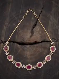 Kushal's Fashion Jewellery Copper Gold-Plated Necklace