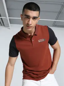 Puma Men's Contrast Sleeve Slim Fit Polo