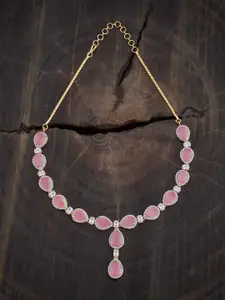 Kushal's Fashion Jewellery Copper Gold-Plated Necklace