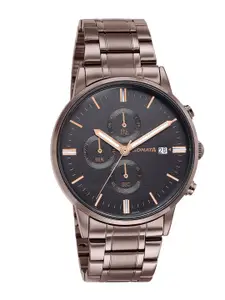 Sonata Men Dial & Stainless Steel Straps Analogue Watch 77145QM01