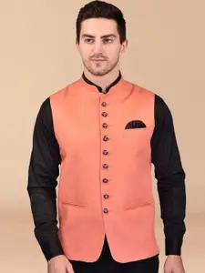 Moda Rapido Men Woven Nehru Jacket