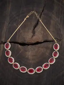 Kushal's Fashion Jewellery Copper Gold-Plated Necklace