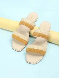 Ginger by Lifestyle Women Open Toe Flats