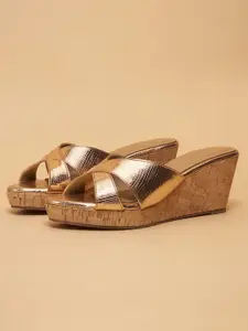 ERIDANI Party Wedge Sandals