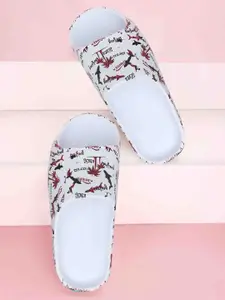 LNT FASHION Men Printed Sliders