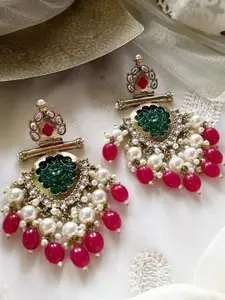 Anouk Diamond Shaped Jhumkas Earrings