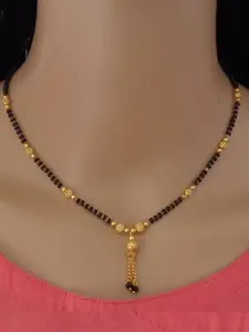Ramdev Art Fashion Jwellery Set Of 4 Gold-Plated Stone-Studded Necklace & Earrings