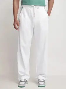 RARE RABBIT OBLIC Men Cotton Mid Rise Regular Fit Track Pants