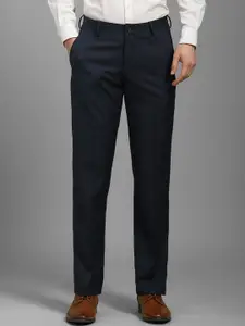 Louis Philippe Men Checked Trousers
