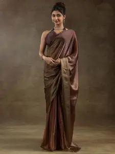 Saree mall Ombre Satin Ready To Wear Sarees