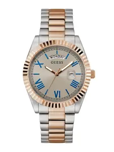 GUESS Men Dial & Stainless Steel Bracelet Style Straps Analogue Watch GW0265G13