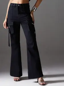 Miss Chase Women Bootcut High-Rise Stretchable Jeans