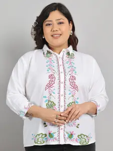 Tulsattva Women Classic Floral Opaque Printed Casual Shirt