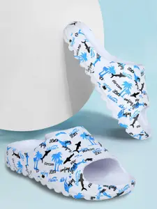LNT FASHION Men Printed Sliders