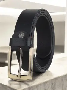 Metronaut Men Textured Leather Formal Belt