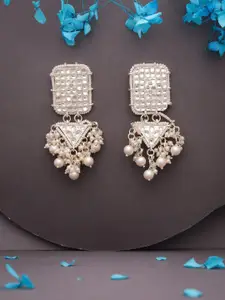 Anouk Diamond Shaped Jhumkas Earrings