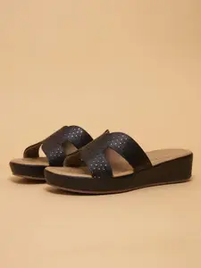 ERIDANI Women Open Toe Flats