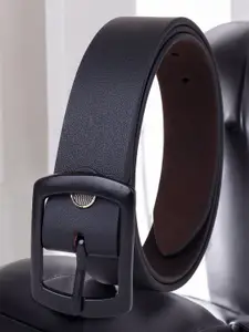 Metronaut Men Textured Leather Formal Belt