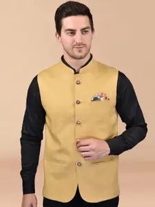 Moda Rapido Men Woven Nehru Jacket