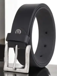 Metronaut Men Textured Leather Formal Belt
