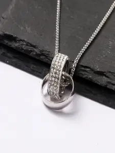 DressBerry Women Stone Studded Chain with Pendant