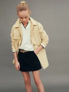 Mango Kids Girls Pure Cotton Denim Skirt