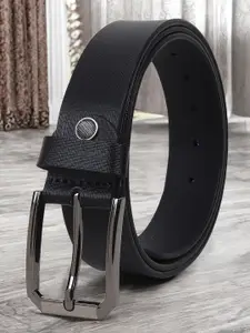 Metronaut Men Textured Leather Formal Belt