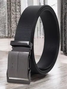 Metronaut Men Textured Leather Formal Belt