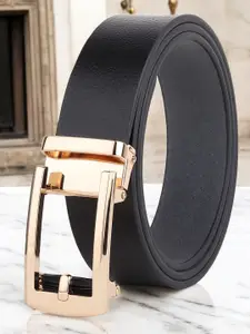 Metronaut Men Textured Leather Formal Belt