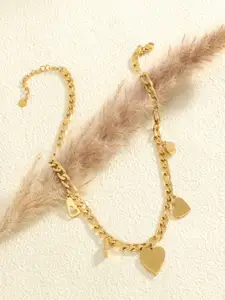 DressBerry Heart Shaped Pendant Chain